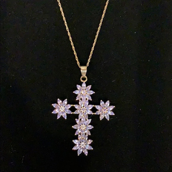 Brand New 925 Cross necklace - Picture 1 of 5